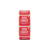 Hygiplas Removable Use First Labels 1000PK