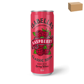 Isabellas Can Classic Soda Raspberry 355ML 12CTN