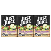 Just Juice Poppers Apple Blackcurrant  200ml 6PK