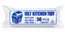 Kitchen Tidy White 18L 50Roll