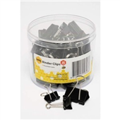 MARBIG FOLDBACK CLIPS ASST SIZES TUB 60