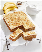 Mama Kaz Slab Cake Banana Sliced 23kg