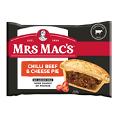 Mrs Macs Chilli Beef  Cheese Pie 175G 12CTN