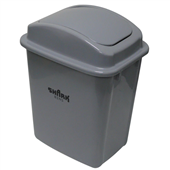 NAB Bin 30L Flip Top Lid Tidy Grey