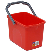 Nab Rectangular Bucket Red 9L