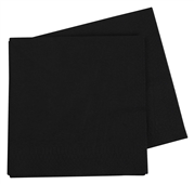 Napkins Lunch 2Ply Black 40 Pack