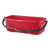 Oates DuraClean Flat Mop Window Bucket Red 18L
