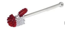 Oates Toilet Brush RedWhite Industrial Rim