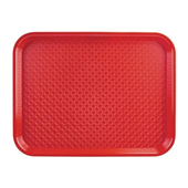 Olympia Kristallon Polypropylene Tray Red 350 x 450mm 