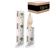 One Tree Wooden Cutlery Combo KFN 400CTN