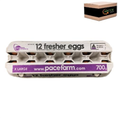 Pace Farm Eggs 700g Loose 15 DozenCarton