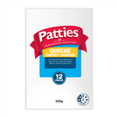 Patties Quiche Party Cheesy Chorizo 12PK