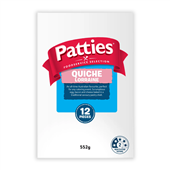 Patties Quiche Party Lorraine 12PK