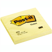 PostIt Notes 76 x 76mm Yellow 