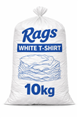 Rags White TShirt 10kg