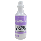RapidClean Cherry Blossom Empty Spray Bottle 500ml  Dual Action Deodoriser  Air Freshener  Trigger Not Included 