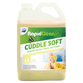 RapidClean Cuddle Soft Fabric Softner 5L  Concentrated Fabric Softener