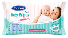 Real Care Baby Wipes 100PK 12CTN