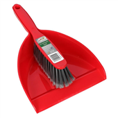 Sabco Dustpan  Bannister Set Red
