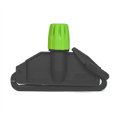 Sabco Plastic Mop Clip with Green Collar