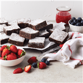 Sara Lee Tray Brownie Choc Fudge Sliced 105KG