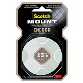 Scotch Double Sided Mounting Tape White 13mm x 19m