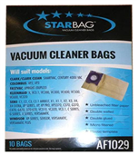 Starbag AF1029 Paper Suits Sebo Uprights 10 Pack