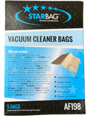 Starbag AF198 Paper VAC Bag 5Pack