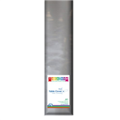 Table Cover Roll Plastic Silver 30M