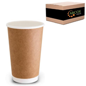 Tailored Hot Cup 16OZ DWall Kraft 500CTN