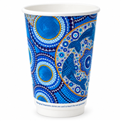 Tailored Hot Cup 16OZ Double Wall Indigenous 500CTN