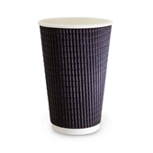 Tailored Hot Cup 16Oz Triple Wall Charcoal 500Ctn