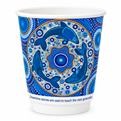 Tailored Hot Cup 8oz Double Wall Indigenous 500CTN