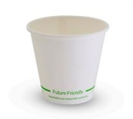 Tailored Hot Cup 8oz Paper Single Wall White 50 Sleeve