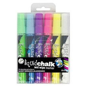 Texta Liquid Chalk Marker Bullet Asst 6Pk