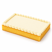The French Kitchen Cake Half Slab Vanilla 1KG