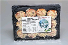 The Pie Factory Cocktail Pizza Ham and Pineapple 12PK