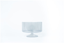 Trifle Bowl Footed Clear 130mm