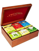 Twinings Tea Chest 6 Flavours  Wooden Box With Lid