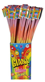 UCANDY GIANT RAINBOW STRAWS 13G 140CTN