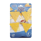 White Magic Cute Bag Clips Corn Chips 4pk 