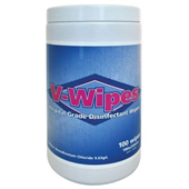 Whiteley VWipes Disinfectant Wipes 100Tub