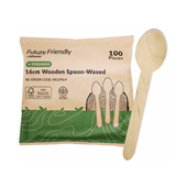Wooden Spoons Brown 100Pk