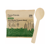 Wooden Tea Spoon Brown 100Pk