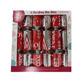 Xmas Crackers Printed Board Basic Toy 6PK 69675